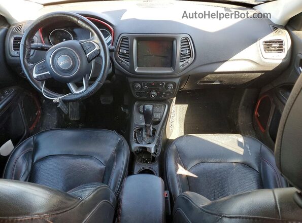 3C4NJDDBXJT346003 2018 JEEP COMPASS White წინა პანელის ხედი
