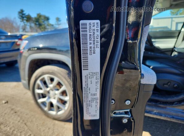 3C4NJDFBXNT181248 2022 JEEP COMPASS Black Vista de la etiqueta del VIN