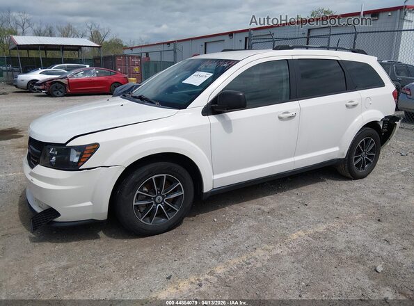 3C4PDCAB0JT446917 2018 DODGE JOURNEY Белый Передняя левая четверть