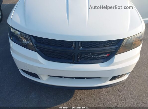 3C4PDCAB1JT253773 2018 DODGE JOURNEY White წინა ხედი
