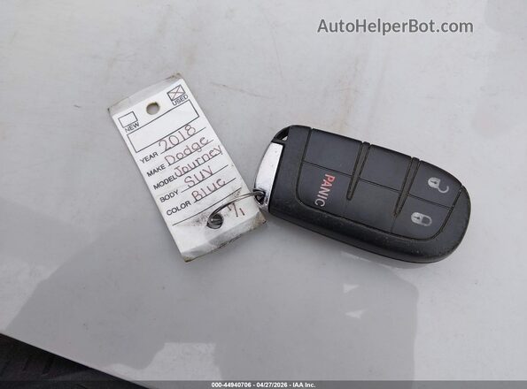 3C4PDCAB2JT427446 2018 DODGE JOURNEY Dark Blue Widok deski rozdzielczej