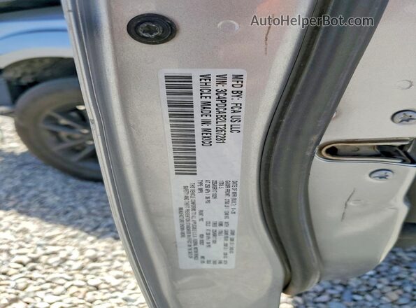 3C4PDCAB2LT267281 2020 DODGE JOURNEY Серебряный Вид наклейки с VIN-кодом
