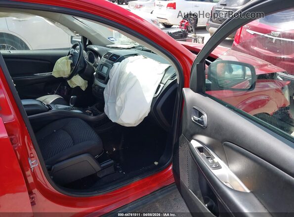 3C4PDCAB6JT352895 2018 DODGE JOURNEY Red წინა სალონის ხედი