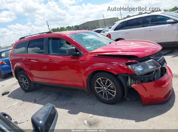 3C4PDCAB6JT352895 2018 DODGE JOURNEY Red ხელსაწყოთა პანელის ხედი