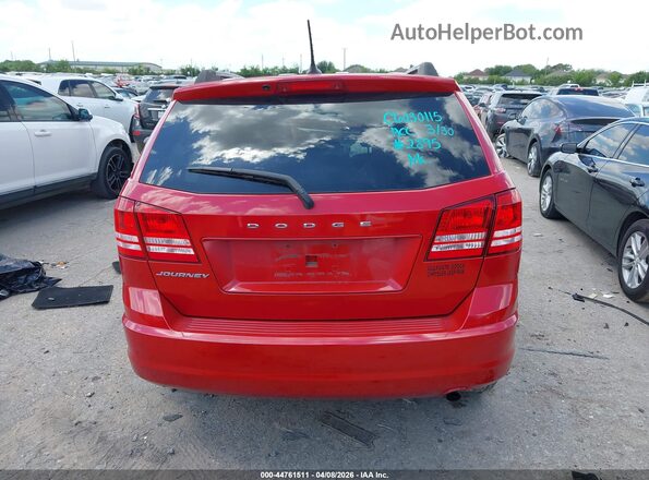 3C4PDCAB6JT352895 2018 DODGE JOURNEY Red 