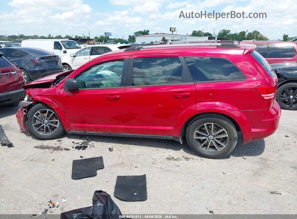 3C4PDCAB6JT352895 2018 DODGE JOURNEY Red უკანა სალონის ხედი