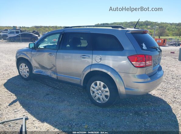 3C4PDCAB6JT521376 2018 DODGE JOURNEY Silver Tył lewy