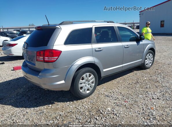 3C4PDCAB6JT521376 2018 DODGE JOURNEY Silver Tył prawy