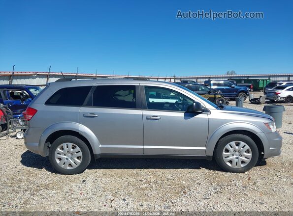 3C4PDCAB6JT521376 2018 DODGE JOURNEY Silver Widok wnętrza z tyłu
