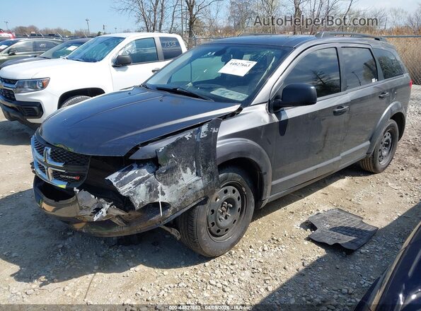 3C4PDCAB7JT170431 2018 DODGE JOURNEY Gray წინა მარცხენა ხედი სამი მეოთხედიდან