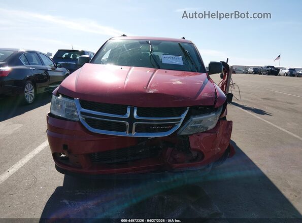 3C4PDCAB8HT545060 2017 DODGE JOURNEY Красный Вид щитка приборов