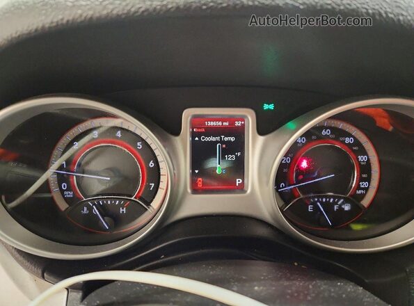 3C4PDCAB8HT570248 2017 DODGE JOURNEY Gray Вид щитка приладів