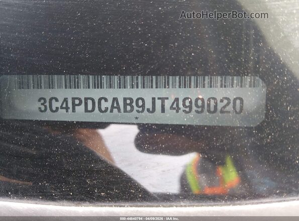 3C4PDCAB9JT499020 2018 DODGE JOURNEY Серый Вид подкапотного пространства