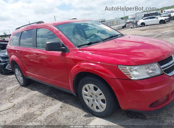 3C4PDCABXKT856447 2019 DODGE JOURNEY Red Vista interior trasera