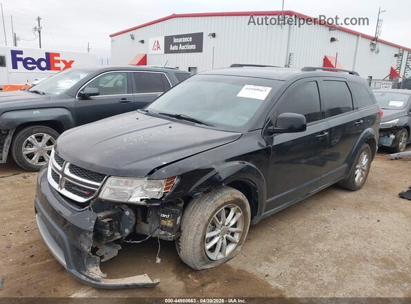 3C4PDCBB4GT237963 2016 DODGE JOURNEY Black წინა მარცხენა ხედი სამი მეოთხედიდან