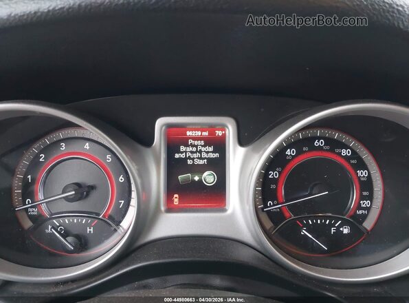 3C4PDCBB4GT237963 2016 DODGE JOURNEY Black უკანა სავარძლების ხედი