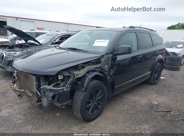 3C4PDCBBXKT863638 2019 DODGE JOURNEY Black Առջևի ձախ երեք քառորդ տեսարան