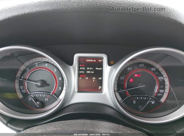 3C4PDCBG1JT514507 2018 DODGE JOURNEY White უკანა სავარძლების ხედი