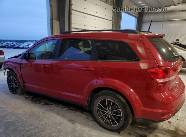 3C4PDCBG6JT521968 2018 DODGE JOURNEY Red Rear left