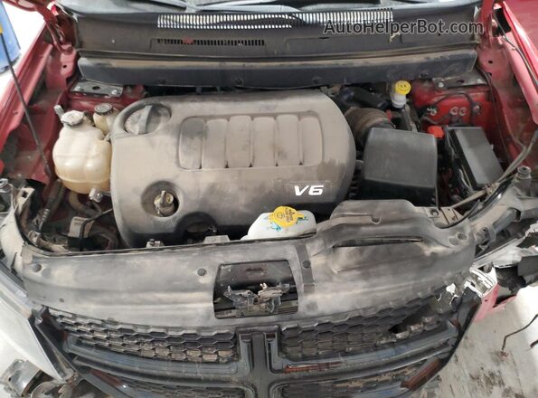 3C4PDCBG6JT521968 2018 DODGE JOURNEY Red Engine compartment view