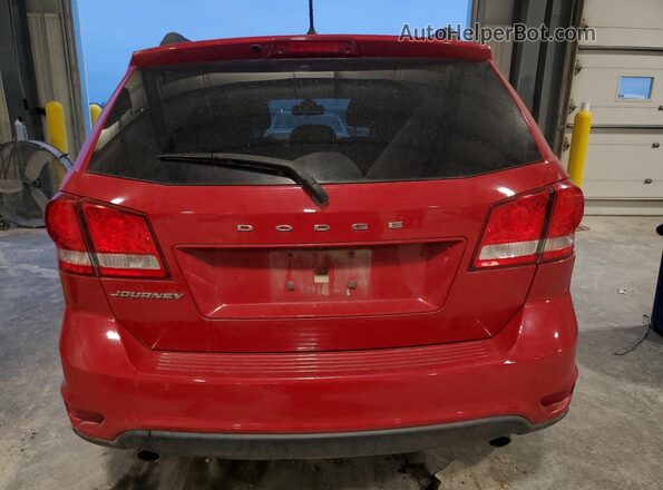 3C4PDCBG6JT521968 2018 DODGE JOURNEY Red Rear view