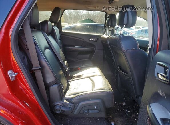3C4PDCEG1JT380643 2018 DODGE JOURNEY Red Vista de los asientos traseros