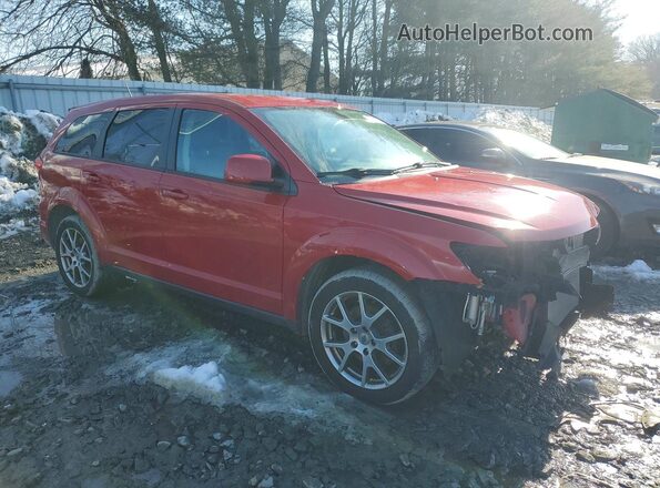 3C4PDCEG1JT380643 2018 DODGE JOURNEY Red Delantero derecho