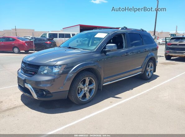 3C4PDCGG0HT554855 2017 DODGE JOURNEY Black Առջևի ձախ երեք քառորդ տեսարան