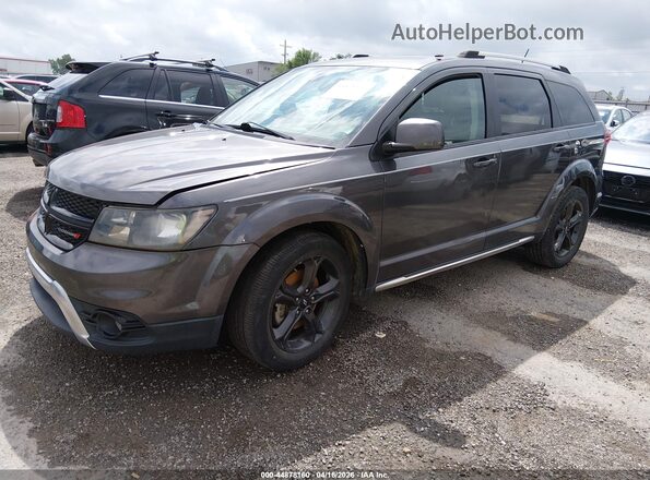 3C4PDCGG5JT379038 2018 DODGE JOURNEY Gray Przód lewy