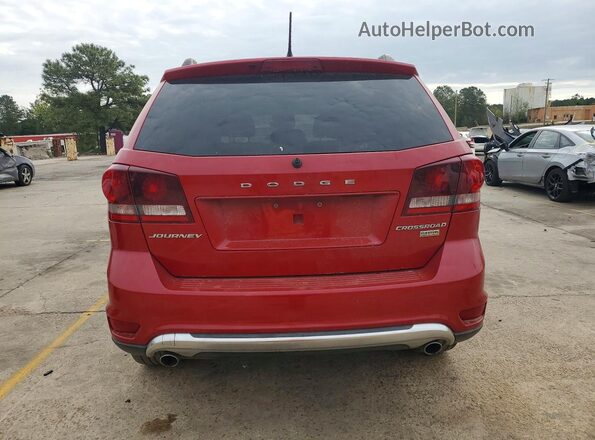 3C4PDCGG8JT156539 2018 DODGE JOURNEY Красный Вид сзади