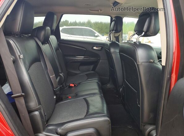 3C4PDCGG8JT156539 2018 DODGE JOURNEY Красный Вид задних сидений