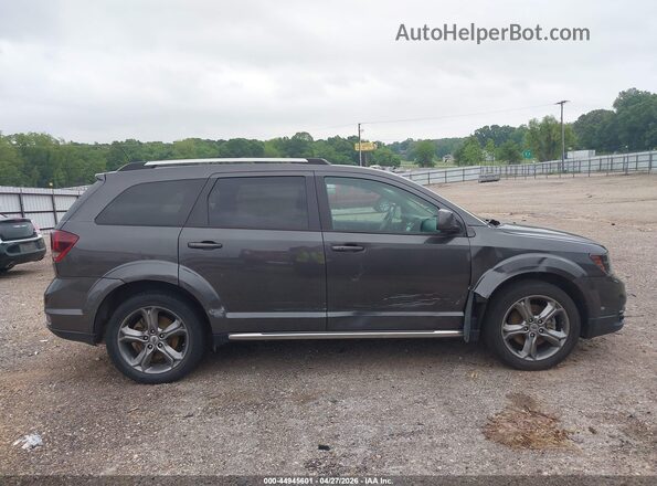 3C4PDCGG8JT172224 2018 DODGE JOURNEY Gray Вид задньої частини салону