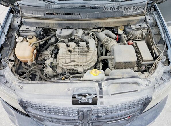 3C4PDCGGXHT626189 2017 DODGE JOURNEY Blue ძრავის განყოფილების ხედი