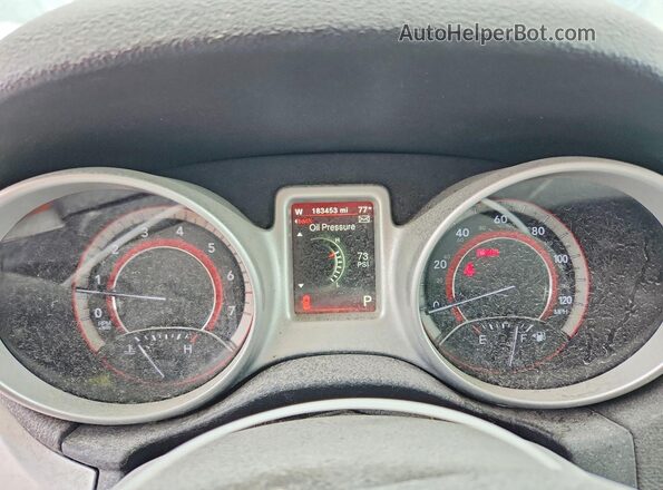 3C4PDCGGXHT626189 2017 DODGE JOURNEY Blue ხელსაწყოთა პანელის ხედი