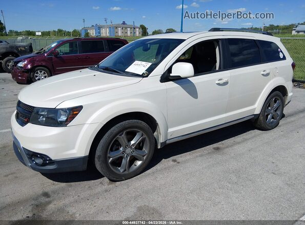 3C4PDDGG2HT703692 2017 DODGE JOURNEY Белый Передняя левая четверть
