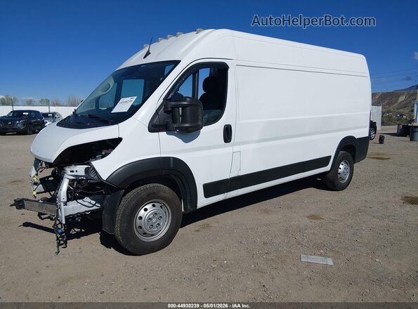 3C6LRVDG2PE535265 2023 RAM PROMASTER 2500 White წინა მარცხენა ხედი სამი მეოთხედიდან