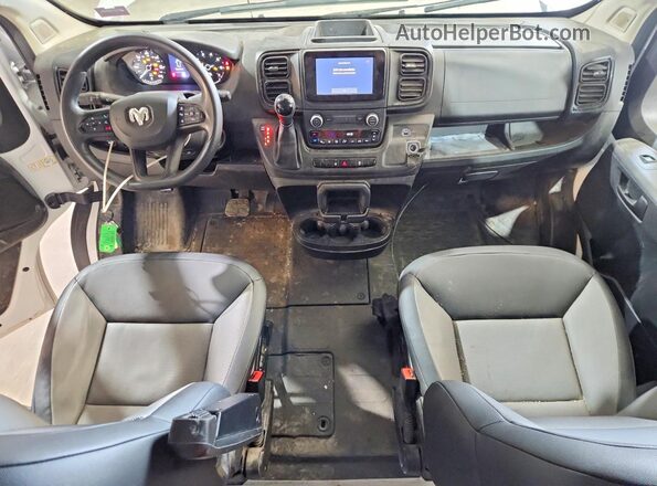 3C6LRVVG6SE512918 2025 RAM PROMASTER White წინა პანელის ხედი