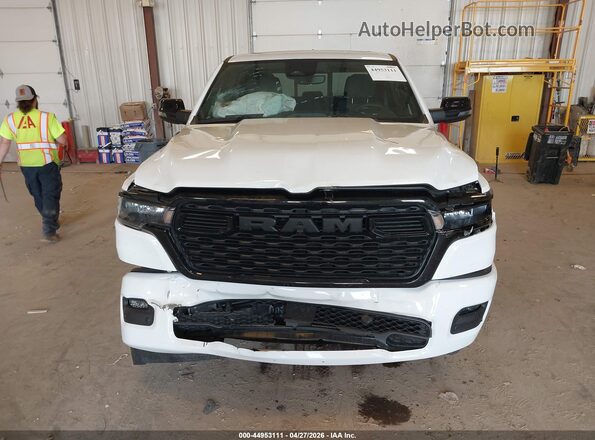 3C6SRFFP9T4150705 2026 RAM 1500 White Instrument cluster view