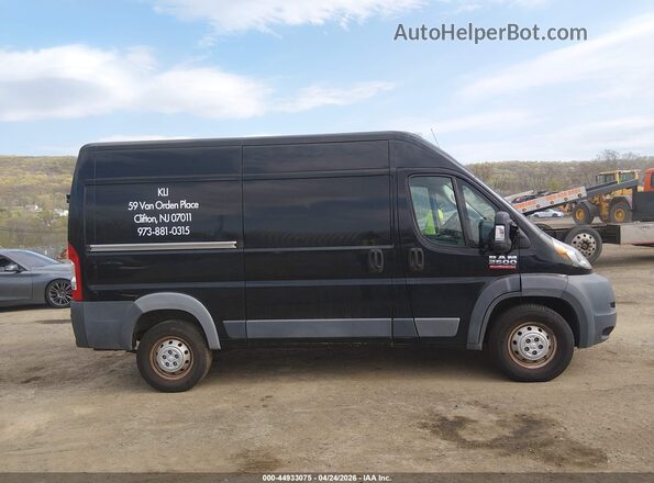 3C6TRVCG4JE100871 2018 RAM PROMASTER 2500 Black Вид задньої частини салону