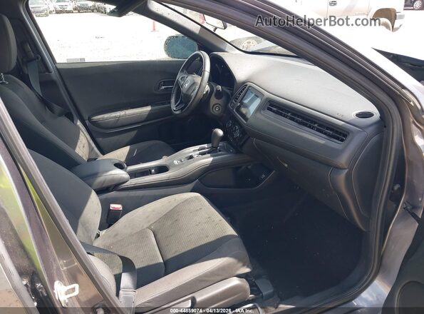3CZRU5H1XMM720490 2021 HONDA HR-V Gray Widok wnętrza z przodu
