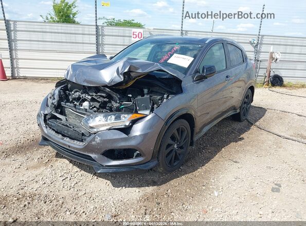 3CZRU5H1XMM720490 2021 HONDA HR-V Gray Przód lewy
