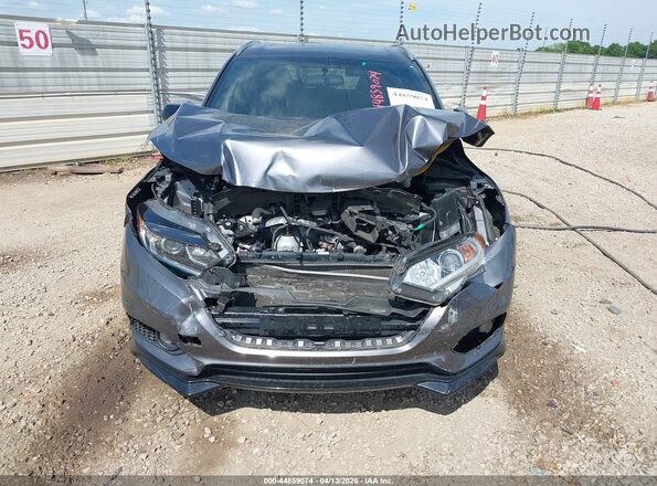 3CZRU5H1XMM720490 2021 HONDA HR-V Gray Widok zestawu wskaźników