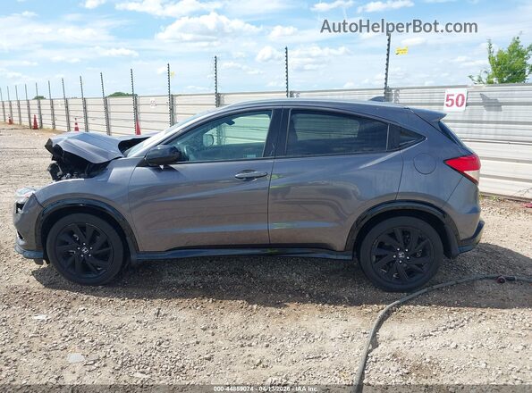 3CZRU5H1XMM720490 2021 HONDA HR-V Gray Widok wnętrza 360 stopni