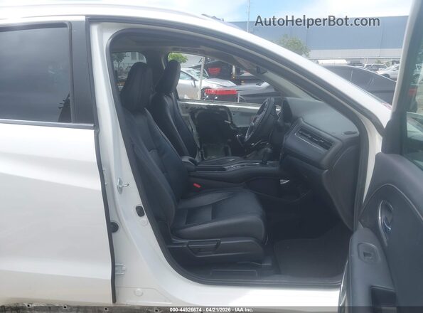 3CZRU5H75MM715539 2021 HONDA HR-V White Widok wnętrza z przodu