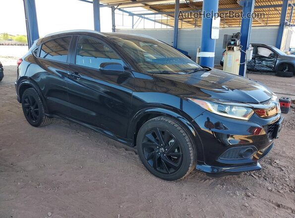 3CZRU6H11MM732663 2021 HONDA HR-V Black Przód prawy