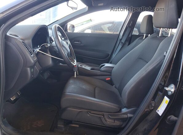 3CZRU6H11MM732663 2021 HONDA HR-V Black Widok wnętrza z przodu