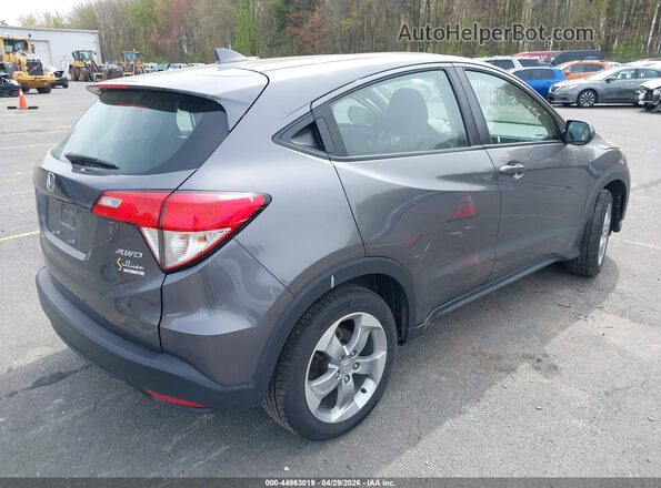 3CZRU6H36NM761756 2022 HONDA HR-V Gray Trasero derecho