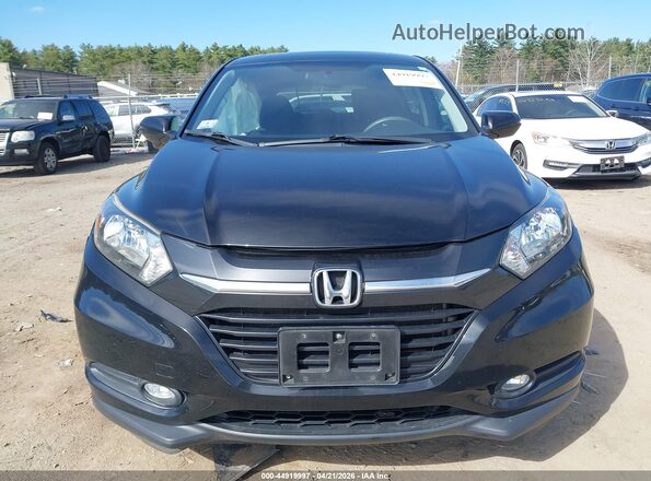 3CZRU6H5XJM727962 2018 HONDA HR-V Black Вид щитка приладів