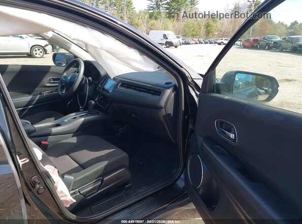 3CZRU6H5XJM727962 2018 HONDA HR-V Black Вид салону спереду