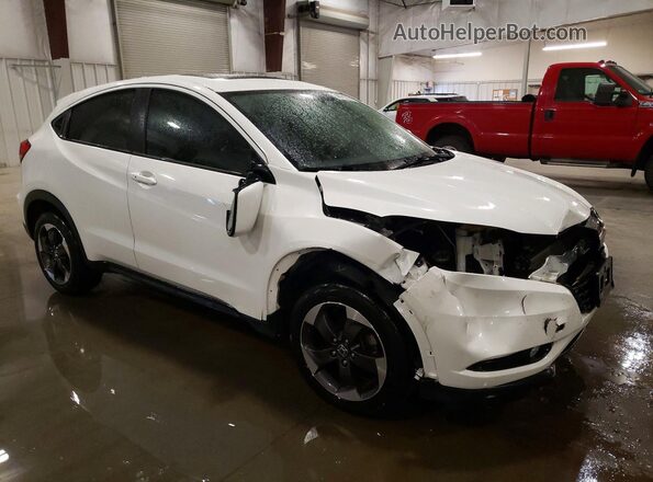3CZRU6H5XJM729324 2018 HONDA HR-V White Front right